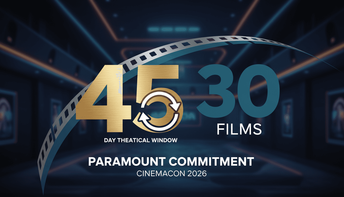 Paramount CEO Announces 45-Day Theatrical Window and 30 Films Annually at CinemaCon 2026