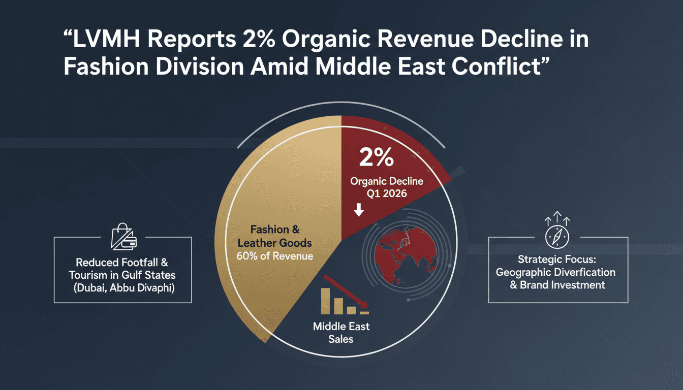 LVMH Reports 2% Organic Revenue Decline in Fashion Division Amid Middle East Conflict
