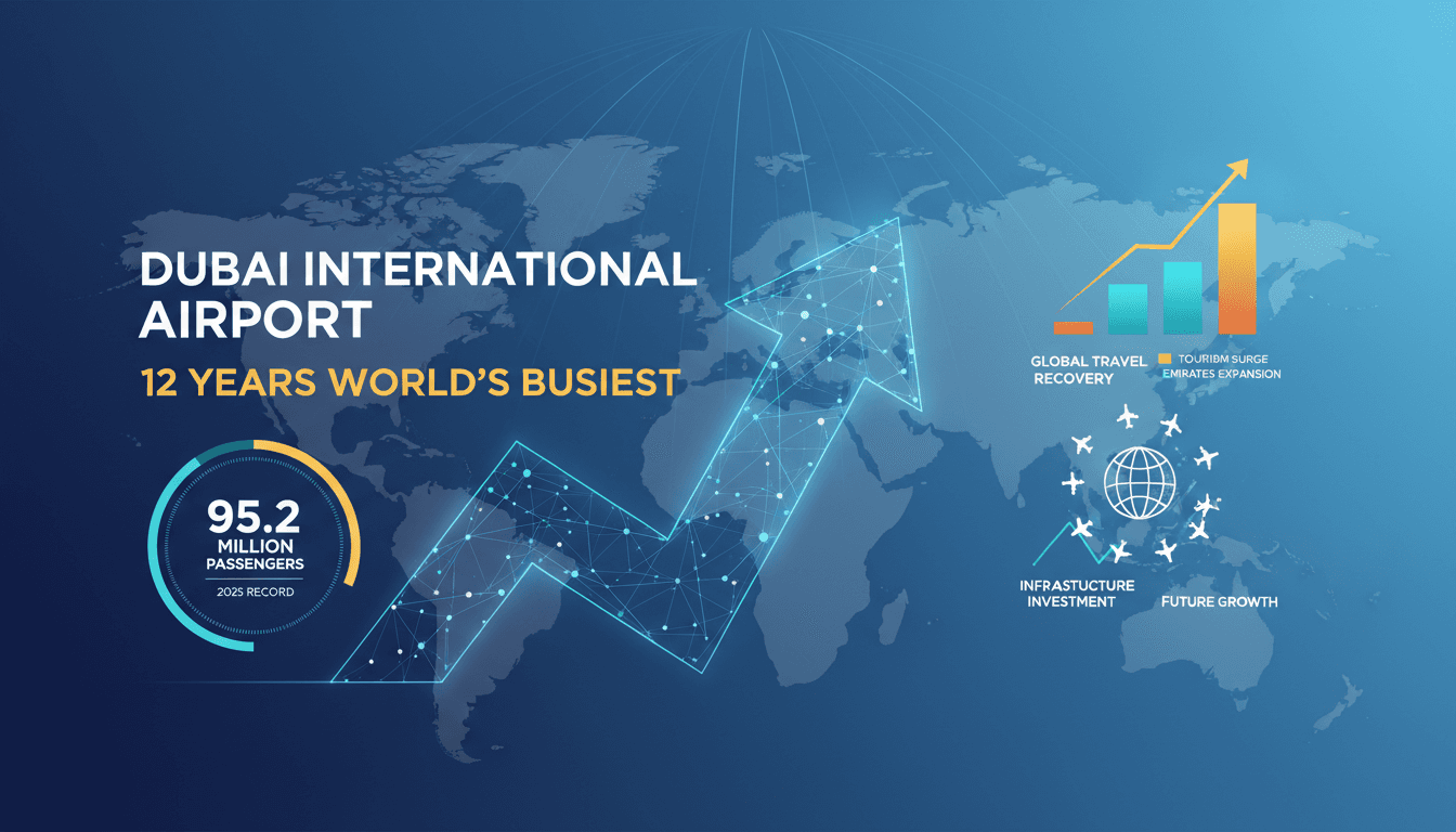 Dubai International Airport Maintains Status as World's Busiest International Airport for 12th Year