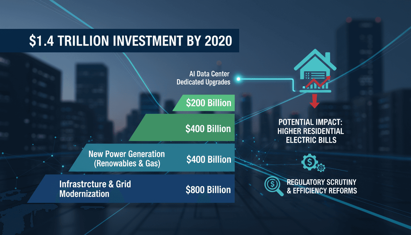 U.S. Utilities Plan $1.4 Trillion Investment to Address AI Data Center Electricity Demand