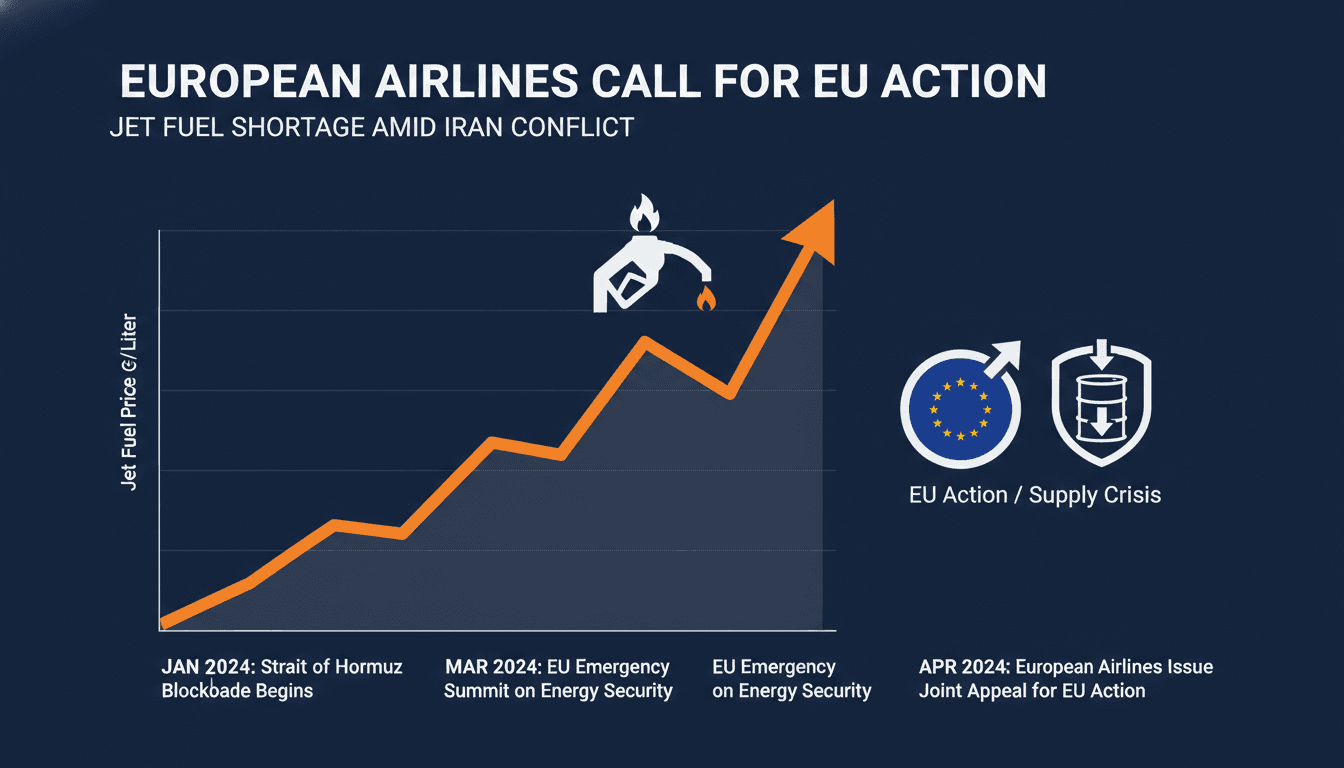 European Airlines Call for EU Action to Address Jet Fuel Shortage Amid Iran Conflict