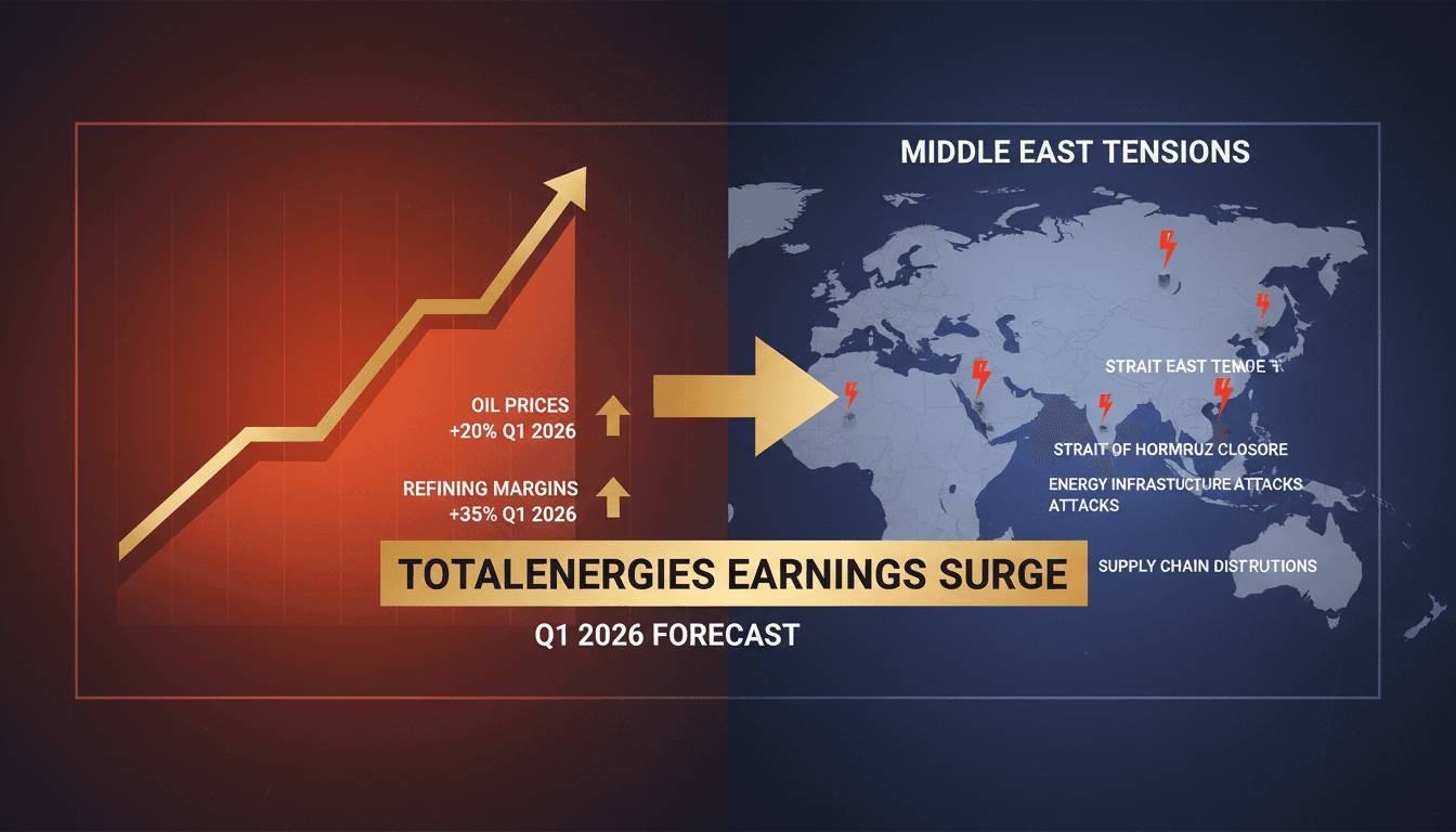 TotalEnergies Projects Significant Q1 2026 Earnings Increase Amid Middle East Tensions