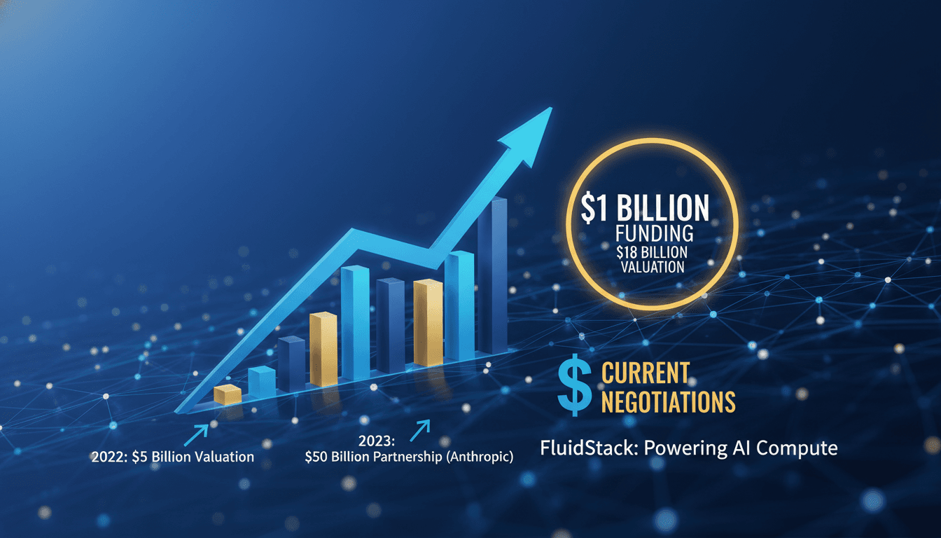 FluidStack Negotiates $1 Billion Funding at $18 Billion Valuation