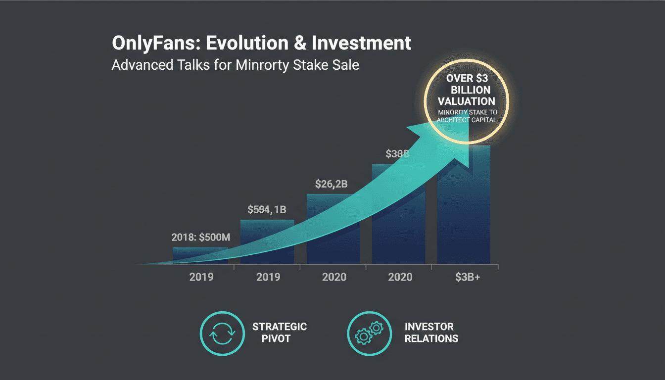OnlyFans in Advanced Talks to Sell Minority Stake to Architect Capital at Over $3 Billion Valuation