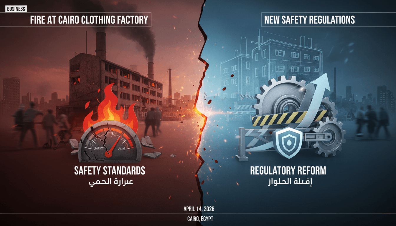 Fire at Cairo Clothing Factory Results in Seven Deaths and Multiple Injuries