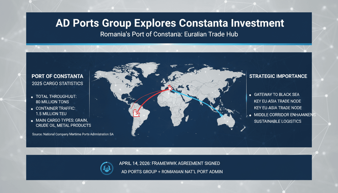 AD Ports Group Initiates Investment Exploration in Romania's Port of Constanța