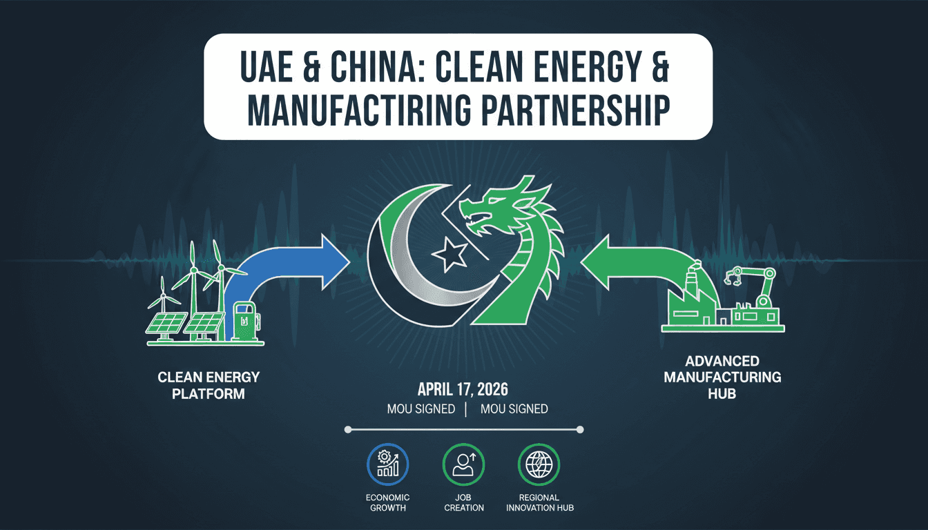 UAE and China's Jereh Group Sign MoU for Clean Energy and Manufacturing Collaboration