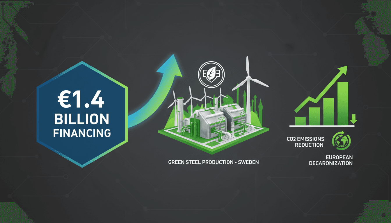 Stegra Secures €1.4 Billion Financing for Green Steel Plant in Sweden