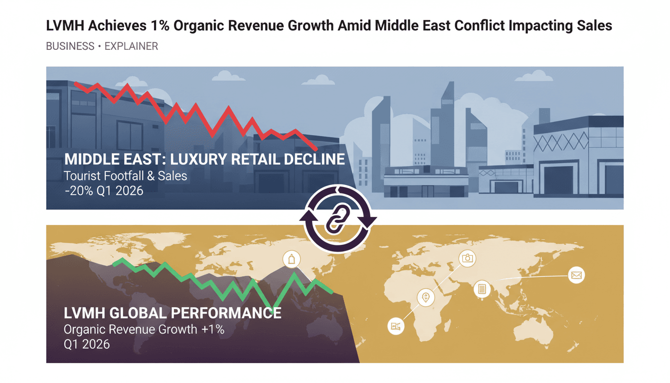 LVMH Achieves 1% Organic Revenue Growth Amid Middle East Conflict Impacting Sales