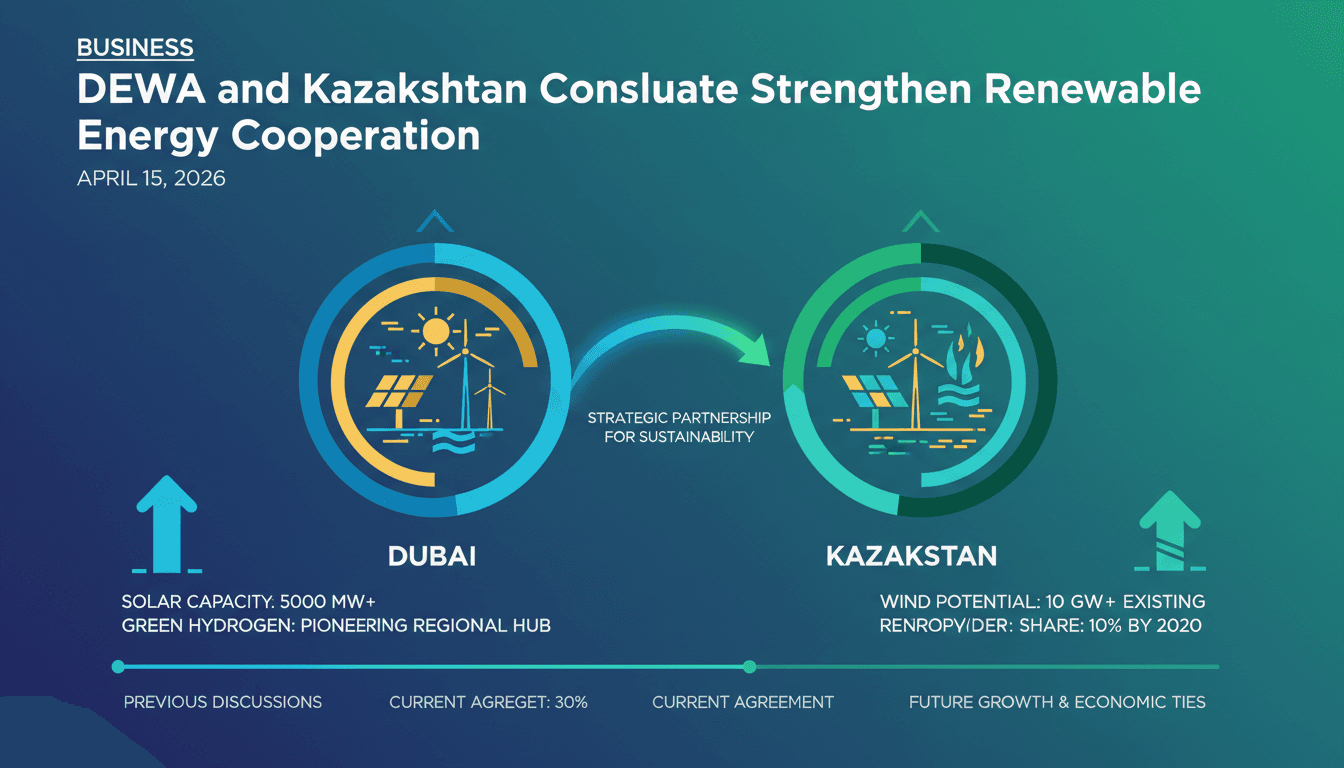 DEWA and Kazakhstan Consulate Strengthen Renewable Energy Cooperation