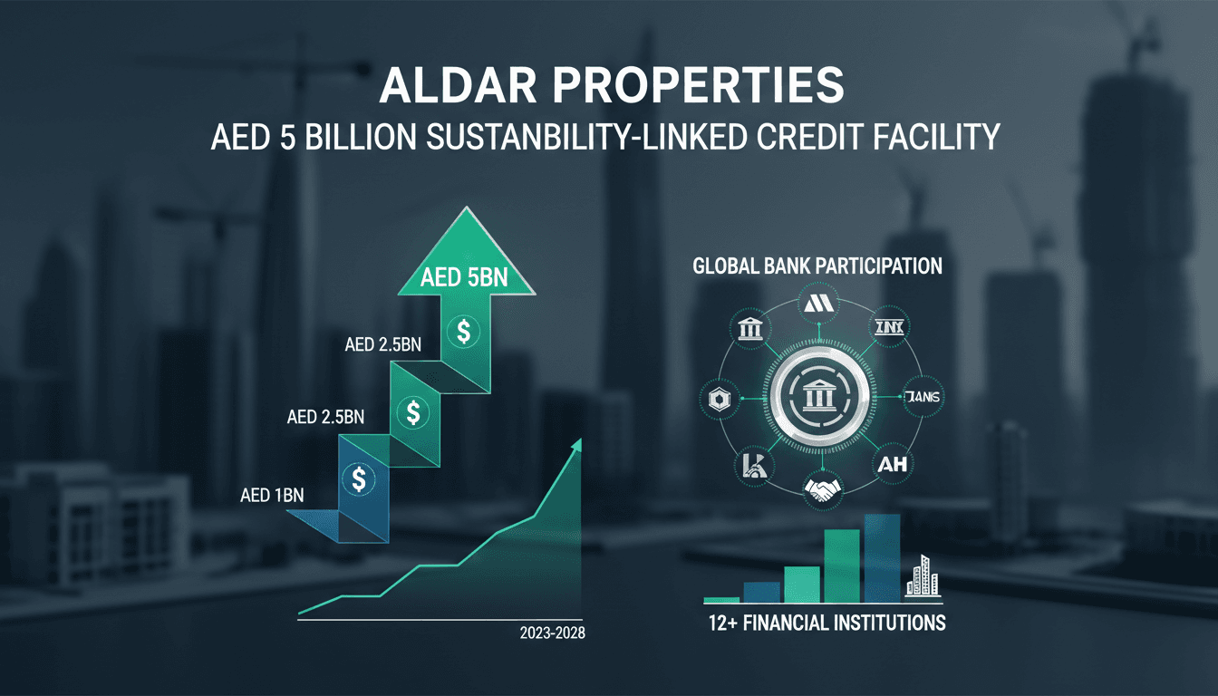 Aldar Properties secures AED 5 billion sustainability-linked credit facility