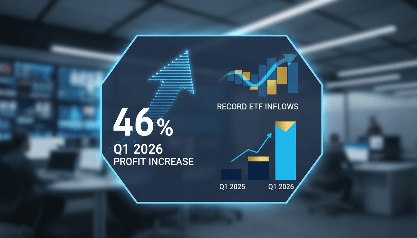BlackRock Reports 46% Increase in Q1 2026 Profit Driven by Record ETF Inflows