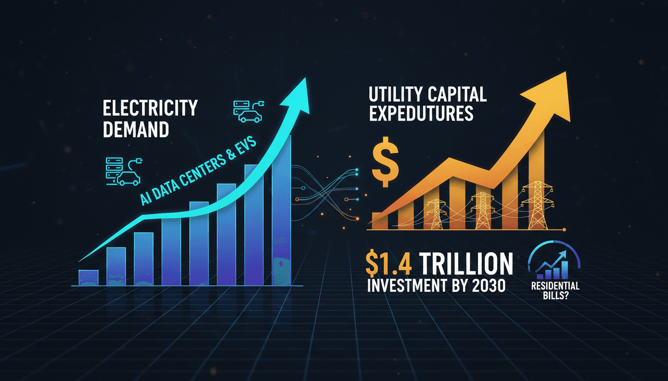 U.S. Utilities Plan $1.4 Trillion Investment to Upgrade Power Grid by 2030