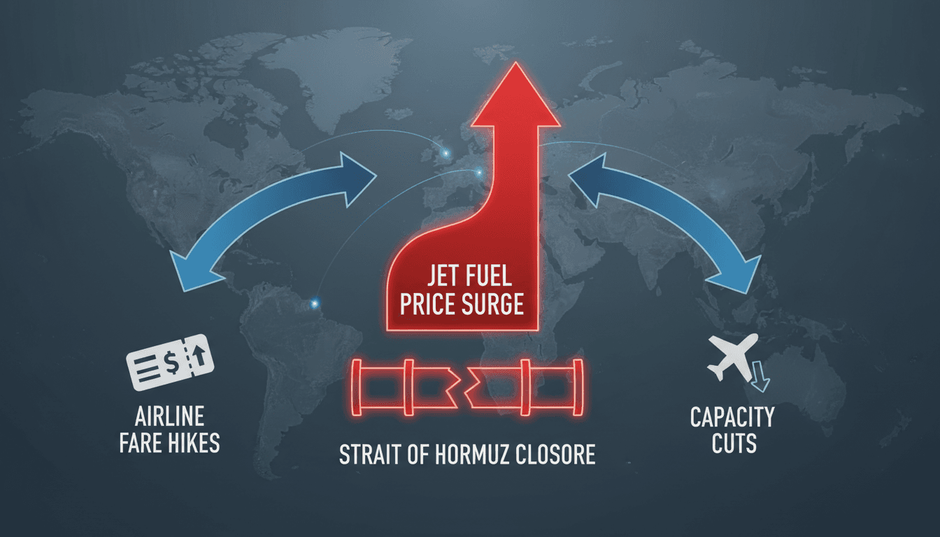 Airlines Implement Fare Hikes and Capacity Cuts Due to Jet Fuel Crisis Amid Iran War