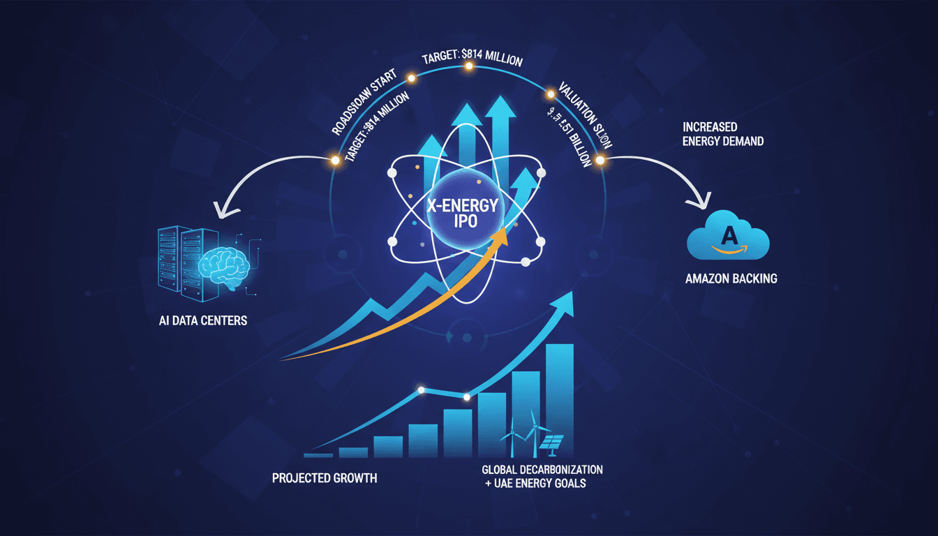 X-Energy, Inc. Launches IPO Roadshow Targeting $814 Million Raise