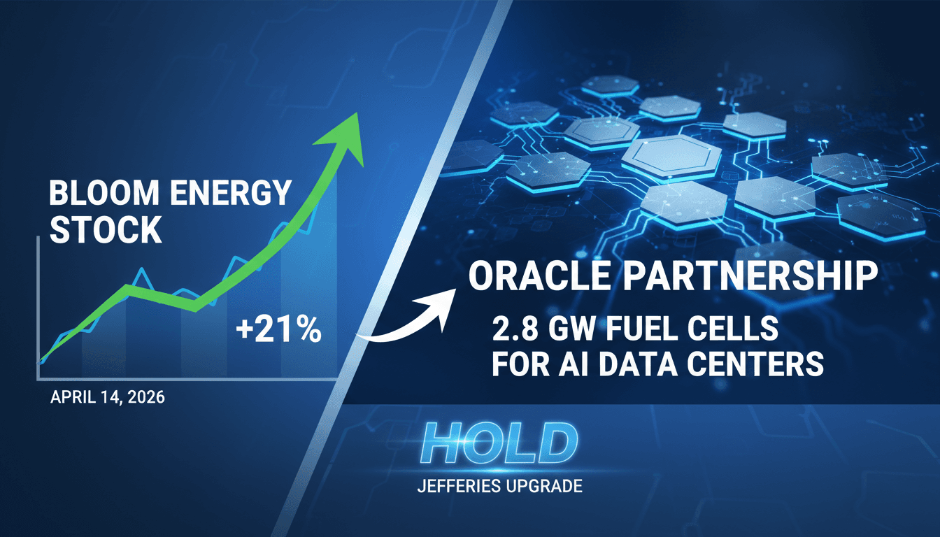 Jefferies Upgrades Bloom Energy to Hold Following Oracle's AI Data Center Partnership Expansion