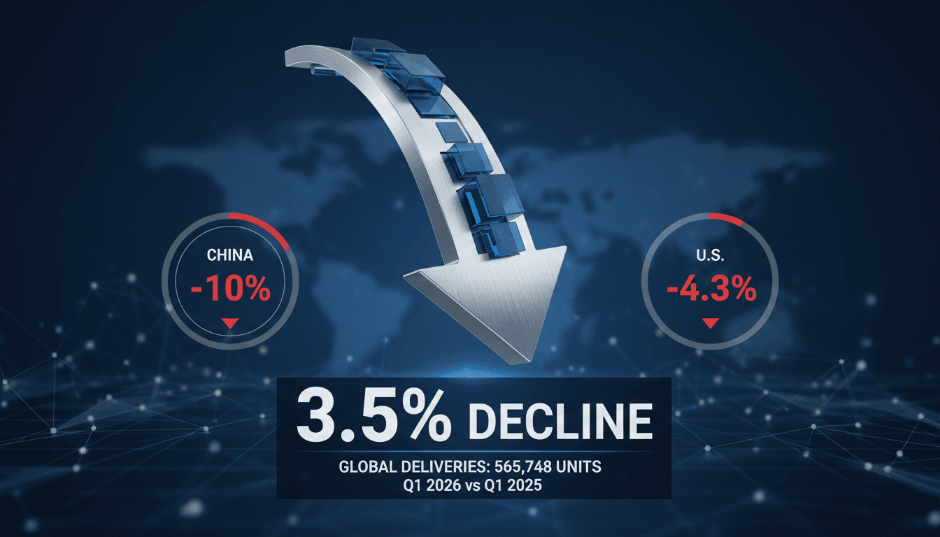 BMW Group reports 3.5 percent decline in Q1 2026 vehicle deliveries due to weak demand in China and the U.S.