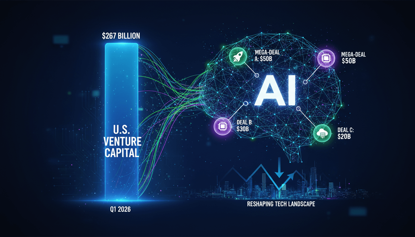 U.S. Venture Capital Hits Record $267 Billion in Q1 2026 with Focus on AI