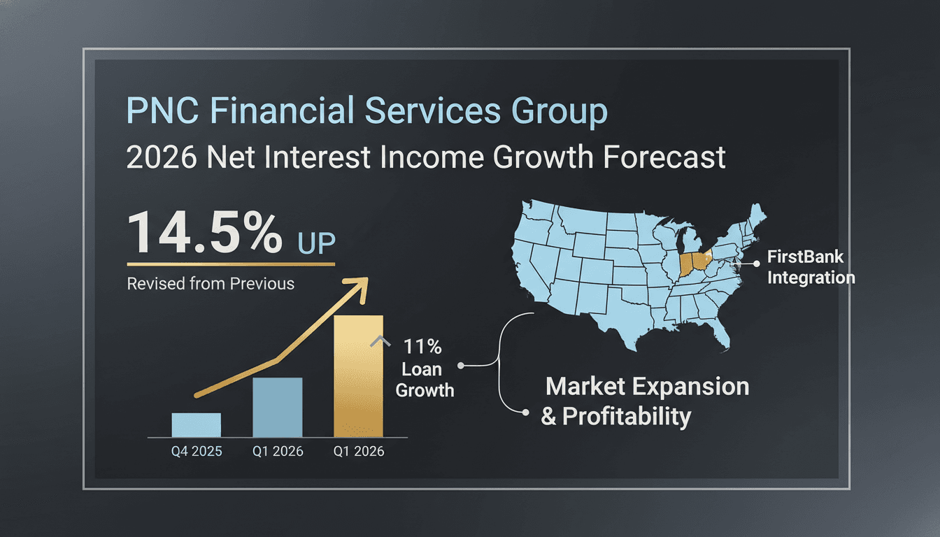 PNC Financial Services Group Raises 2026 Net Interest Income Growth Forecast to 14.5 Percent