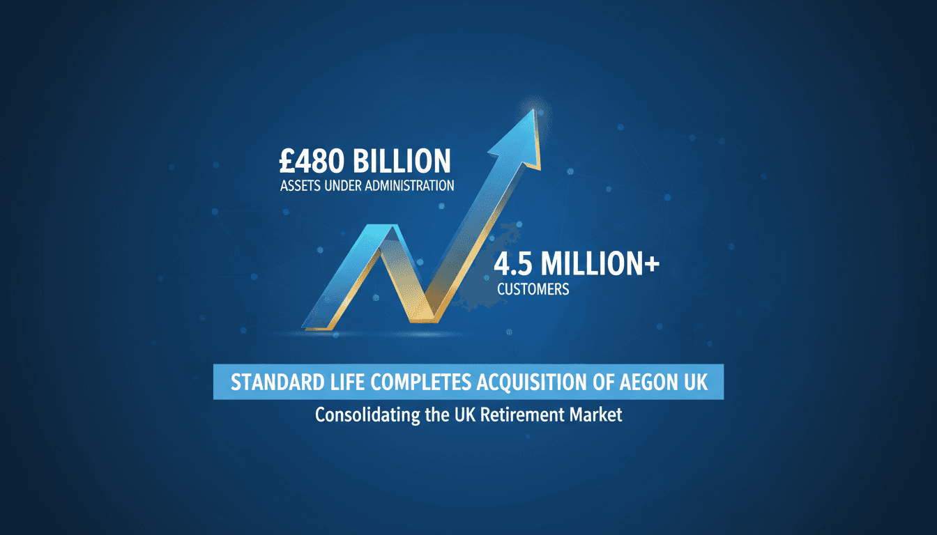 Standard Life plc Completes £2 Billion Acquisition of Aegon UK Insurance and Pensions Business