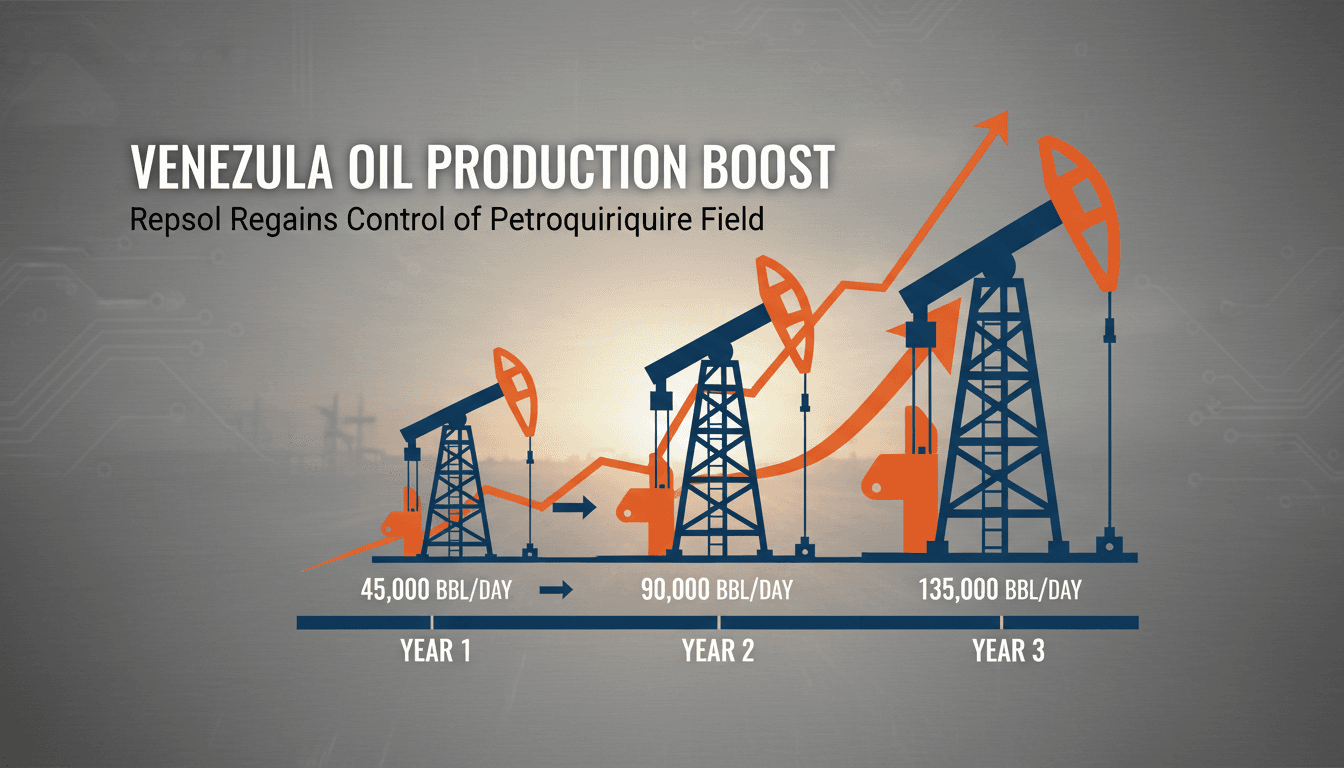 Repsol Regains Control of Venezuelan Petroquiriquire Oil Field to Boost Production