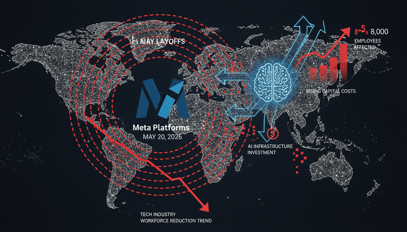Meta Platforms to Lay Off 10% of Workforce Starting May 20, 2026