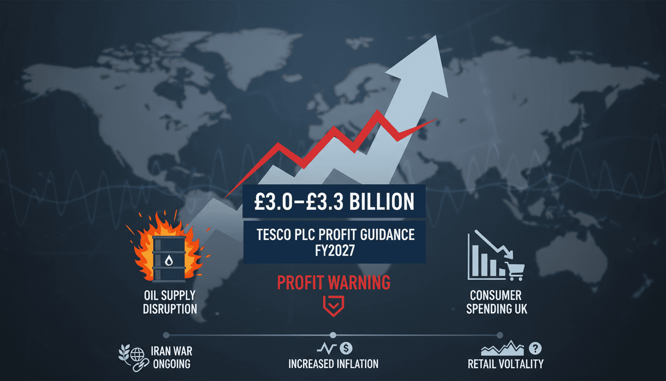 Tesco PLC Issues Profit Warning Amid Ongoing Iran War