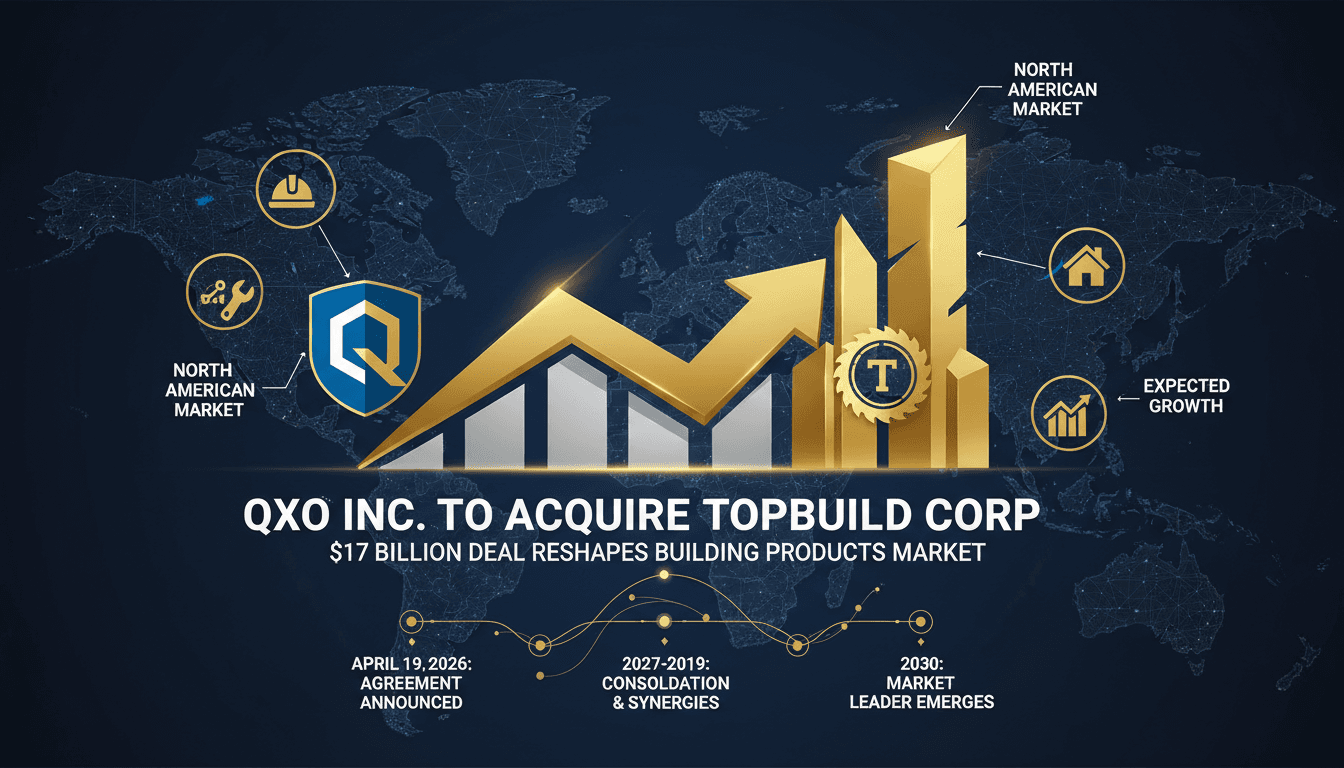 QXO Inc. to Acquire TopBuild Corp. for $17 Billion