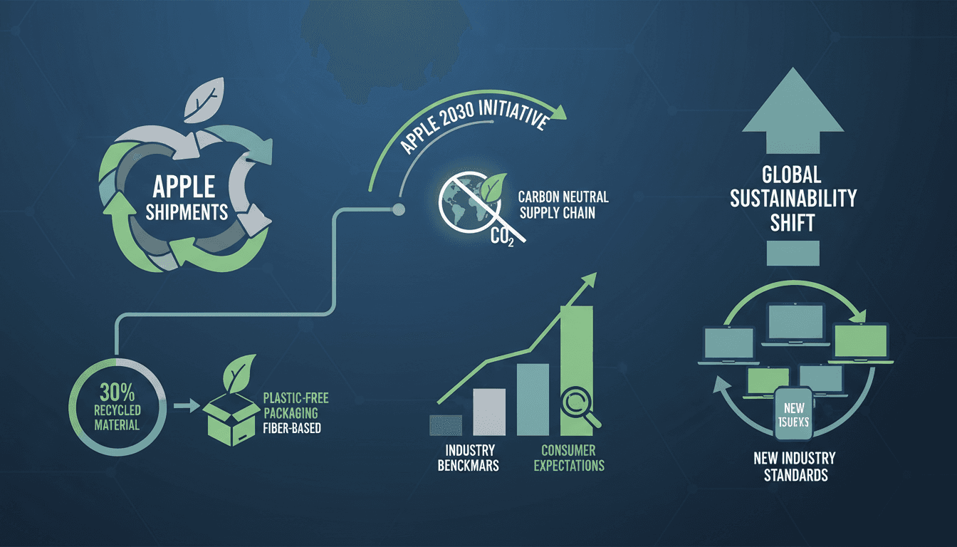 Apple Reports 30% Recycled Material in 2025 Shipments and Moves to Plastic-Free Packaging