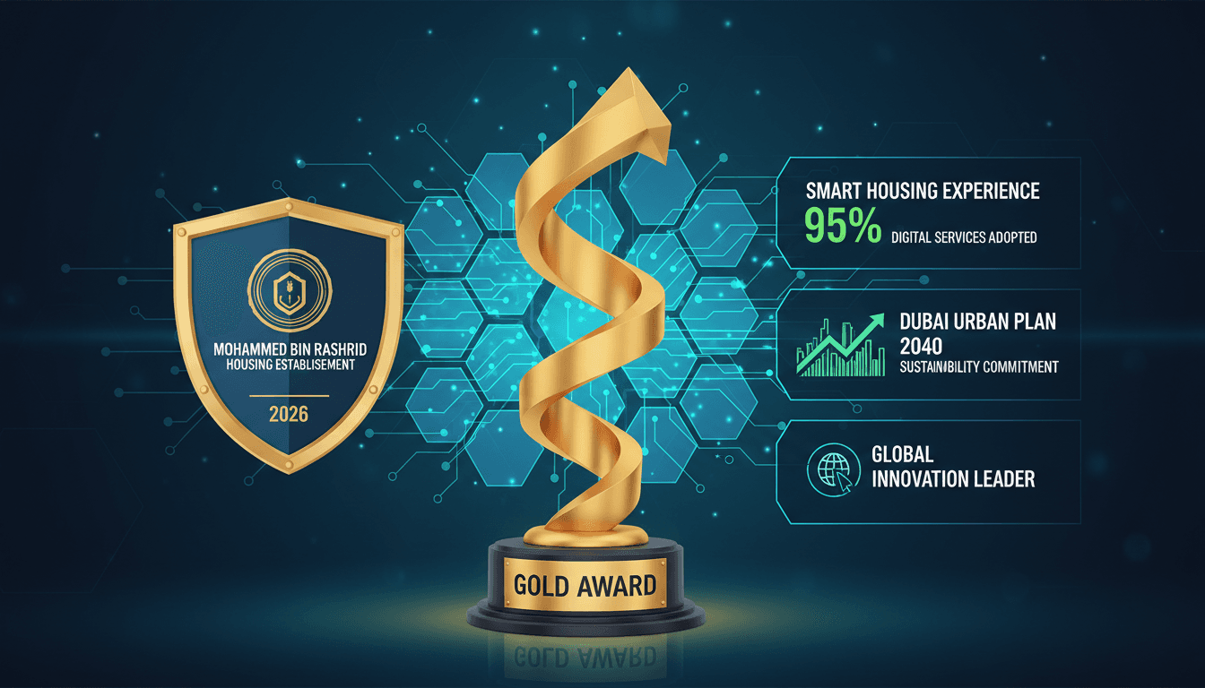 Mohammed Bin Rashid Housing Establishment Wins Global Gold Award for Innovative Public Sector Project