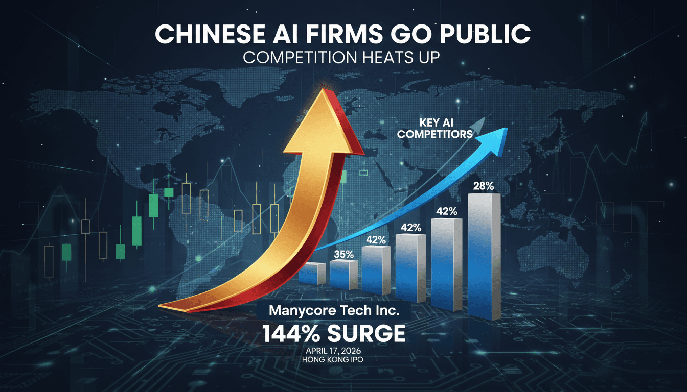 Manycore Tech Inc. Shares Surge 144% on Hong Kong IPO Debut