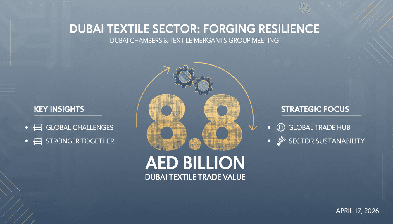 Dubai Chambers and Textile Merchants Group Meet to Strengthen Textile Sector Resilience