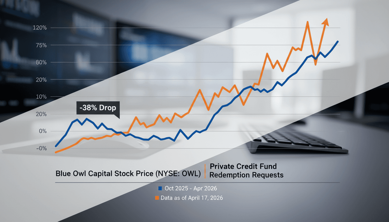 Blue Owl Capital Co-Founders Revise Loan Terms Amid Stock Price Decline