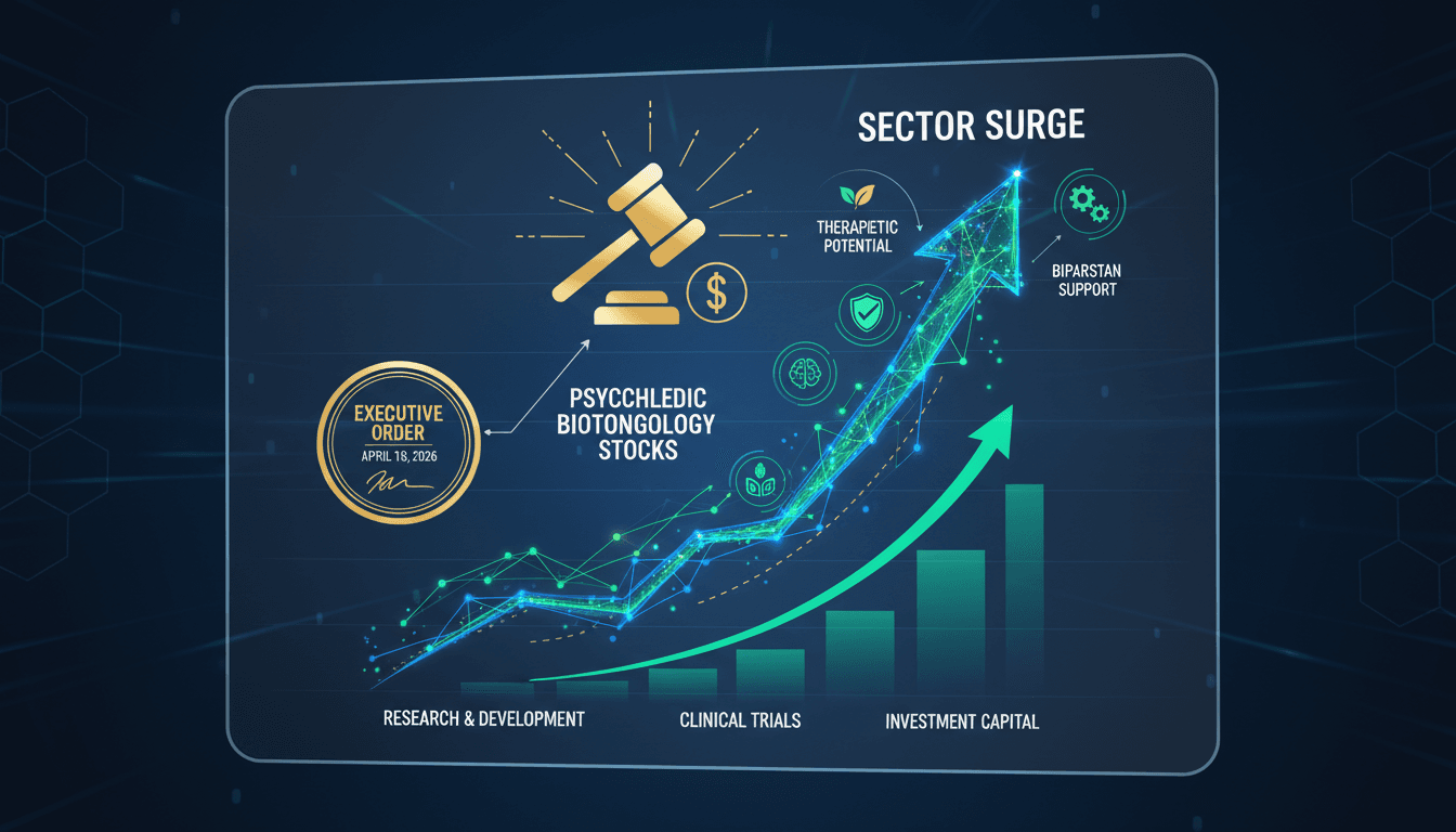 Psychedelic Biotechnology Stocks Rally Following Trump's Executive Order to Expedite Drug Research