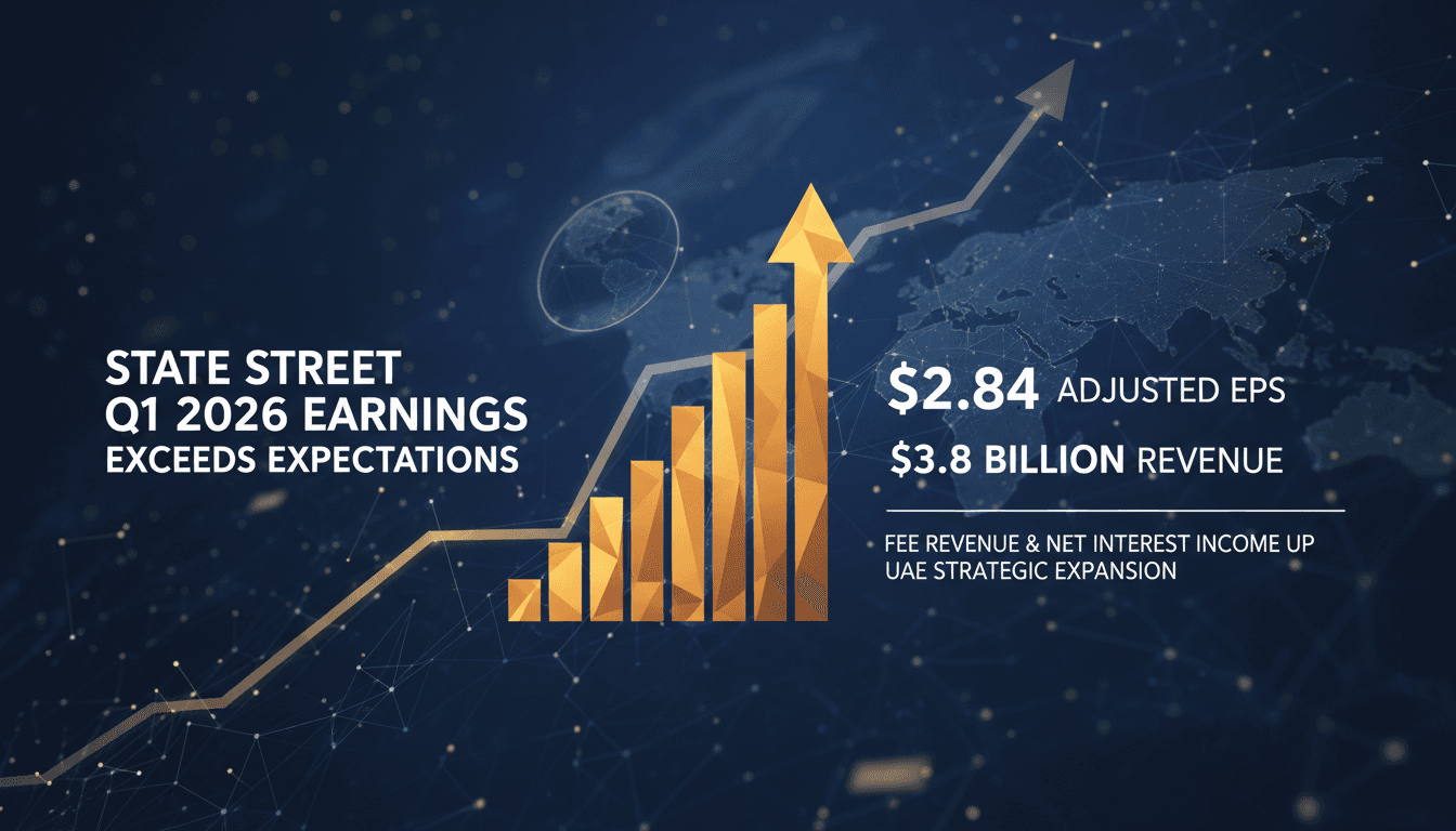 State Street Corporation Reports Strong Q1 2026 Earnings with $2.84 EPS and $3.8 Billion Revenue