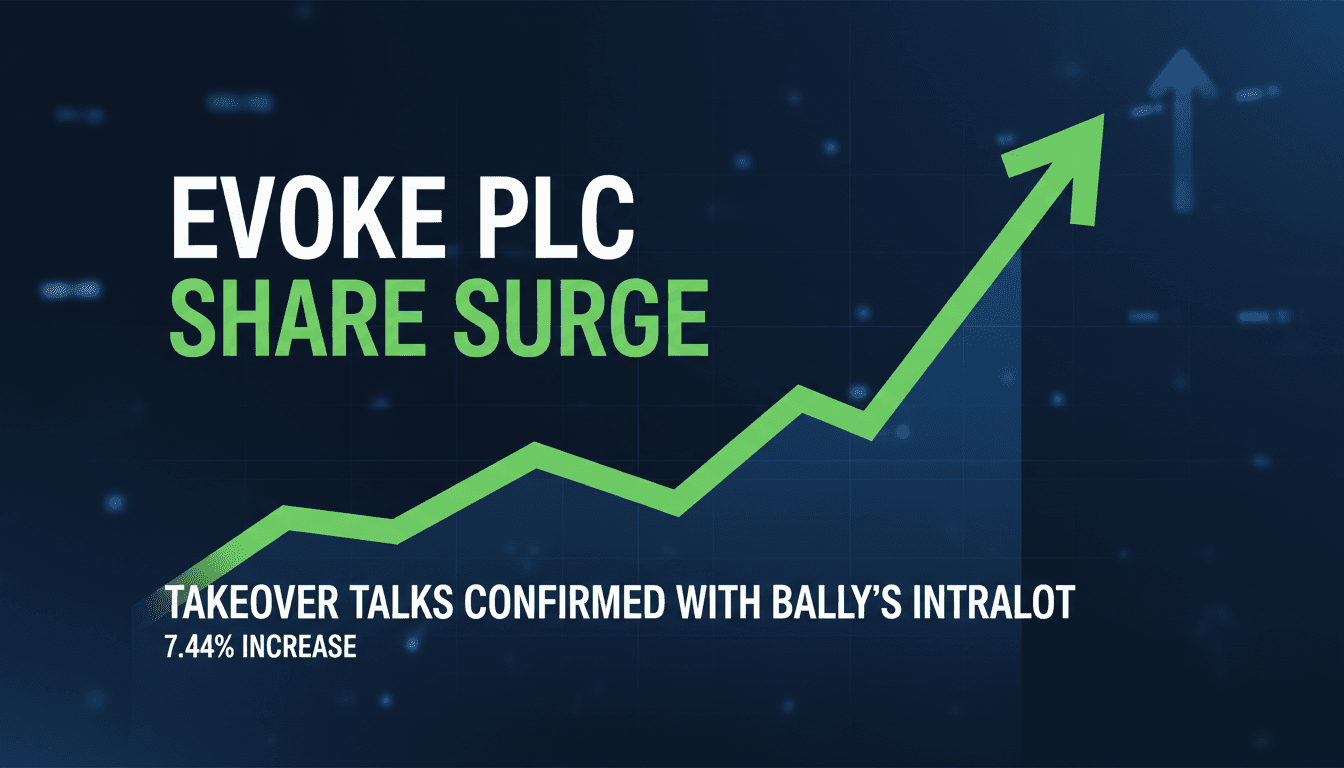 Evoke PLC Confirms Takeover Talks with Bally's Intralot Leading to Share Surge