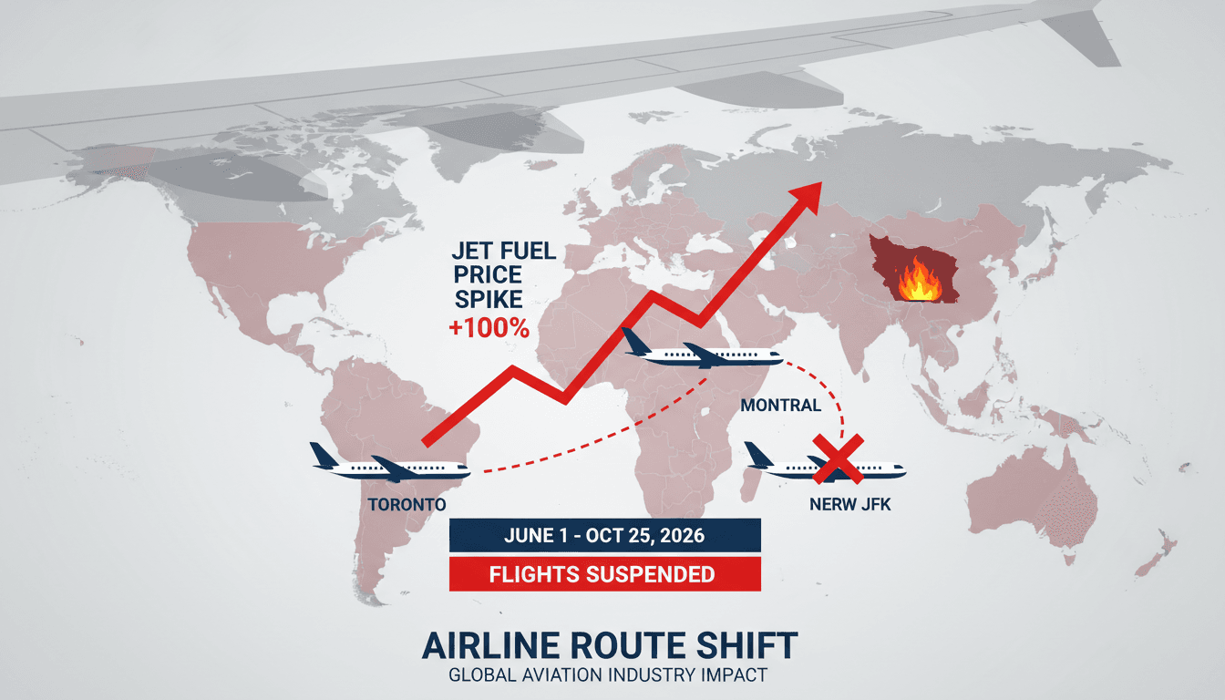 Air Canada Suspends Flights to New York JFK Amid Iran War Fuel Crisis