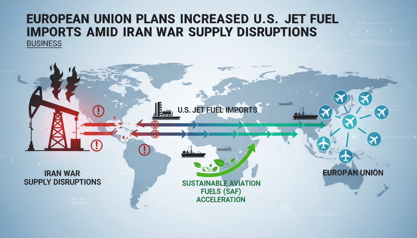 European Union Plans Increased U.S. Jet Fuel Imports Amid Iran War Supply Disruptions