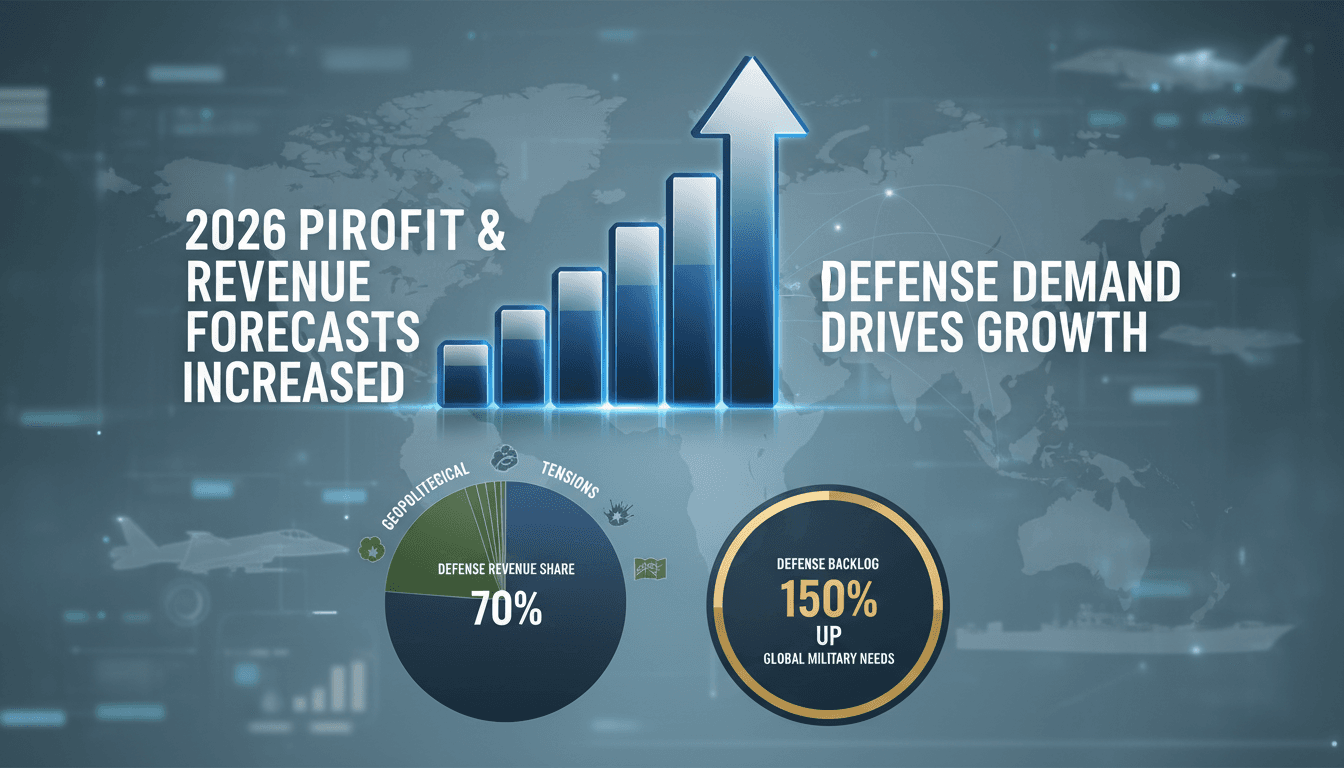RTX Corporation Increases 2026 Profit and Revenue Forecasts Due to Strong Defense Demand