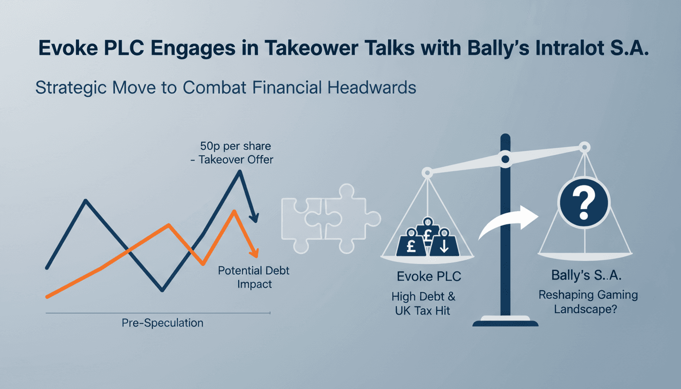 Evoke PLC Engages in Takeover Talks with Bally's Intralot S.A.