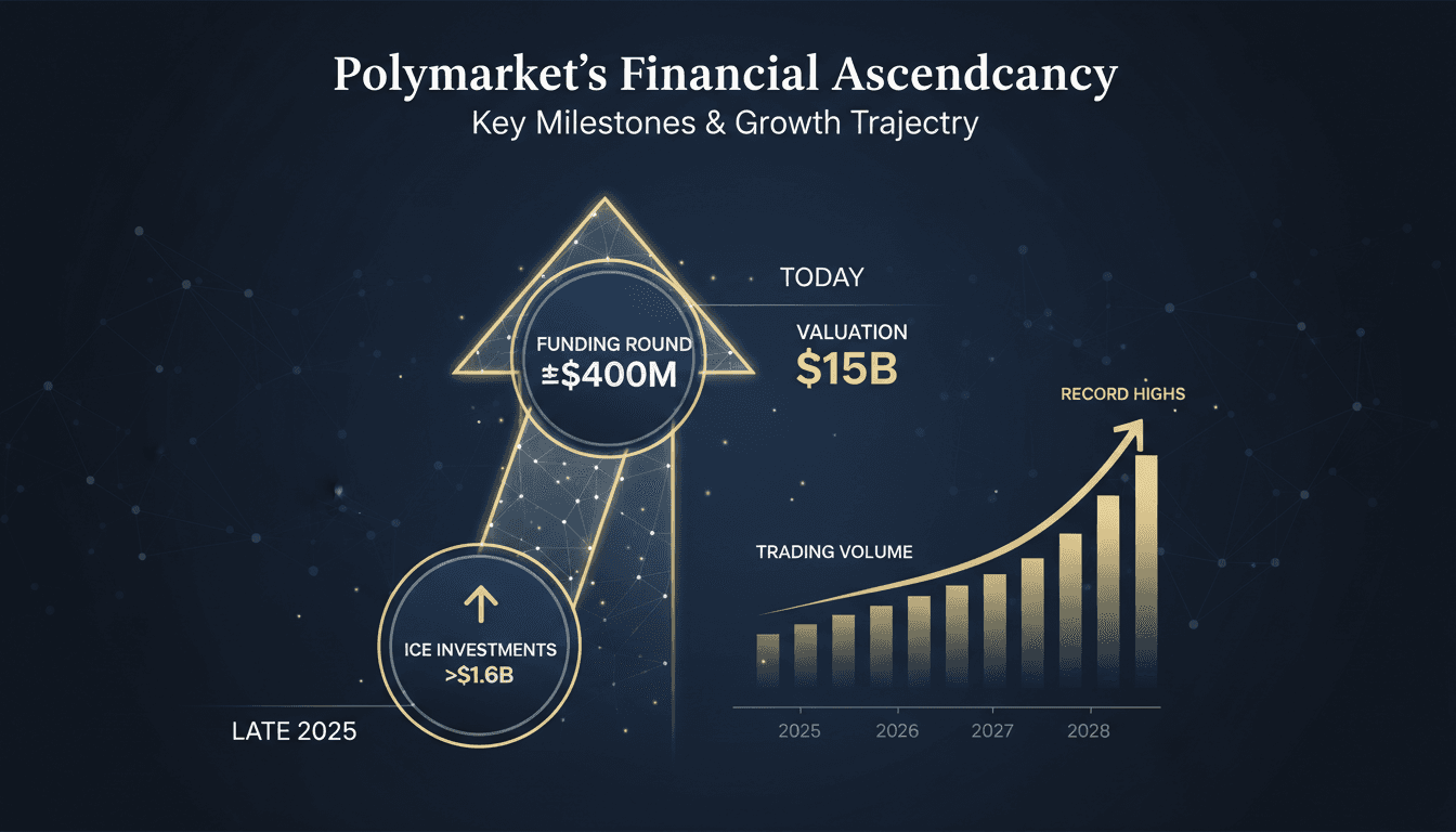 Polymarket Negotiates $400 Million Funding Round at $15 Billion Valuation