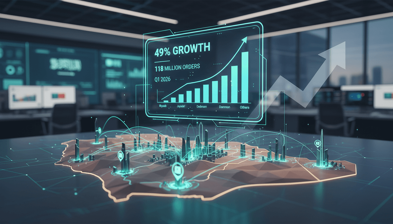 Saudi Arabia's delivery sector sees 49% growth in Q1 2026