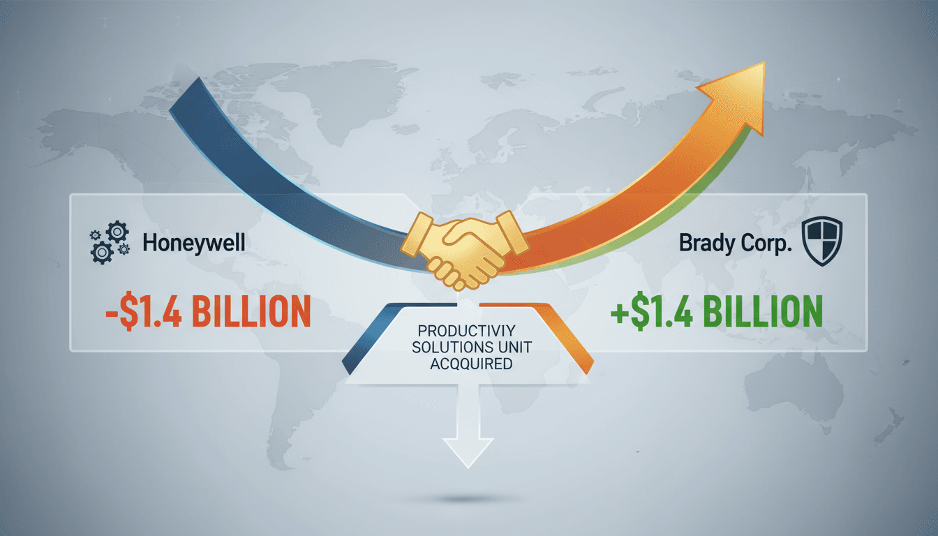 Honeywell sells productivity solutions unit to Brady Corp for $1.4 billion