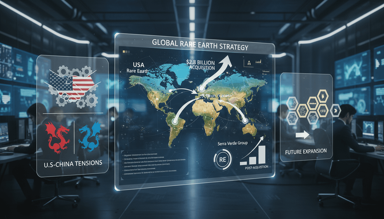 USA Rare Earth acquires Brazil's Serra Verde Group for $2.8 billion