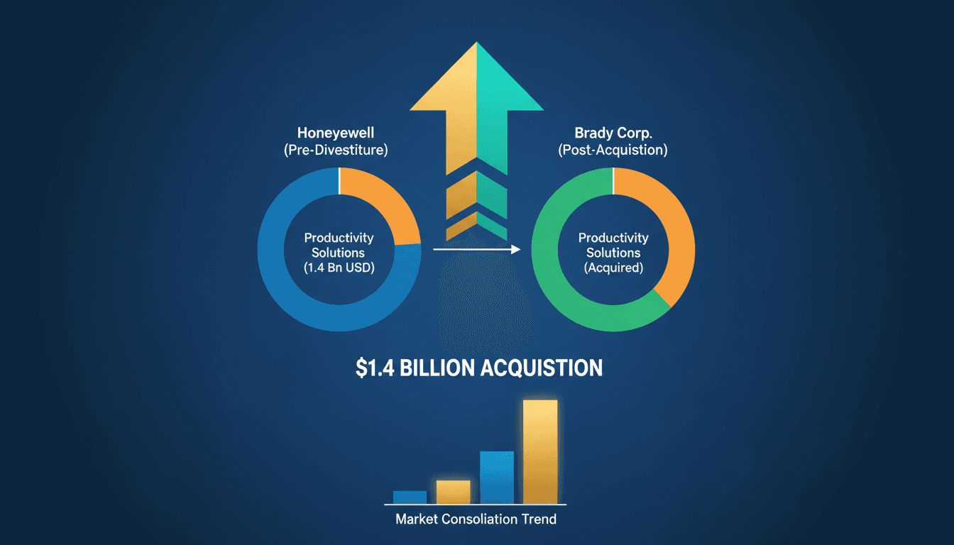Honeywell sells productivity solutions unit to Brady Corp for $1.4 billion