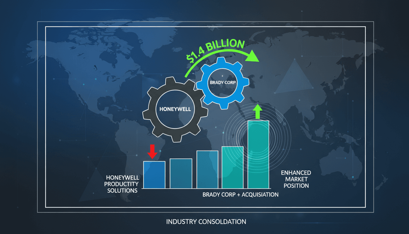 Honeywell sells productivity solutions unit to Brady Corp for $1.4 billion