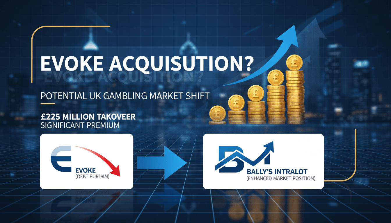Evoke in Talks for £225 Million Takeover by Bally’s Intralot