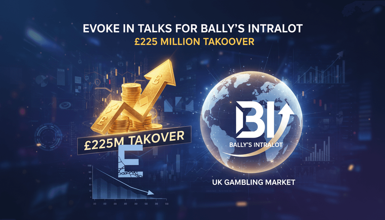Evoke in Talks for £225 Million Takeover by Bally’s Intralot