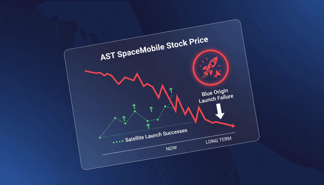 AST SpaceMobile stock drops 14% after Blue Origin rocket launch failure