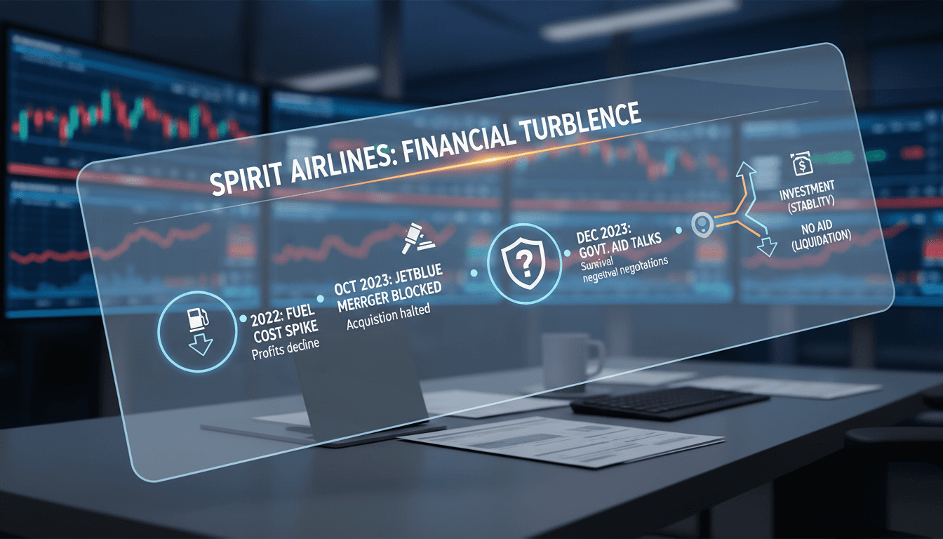 Spirit Airlines seeks government assistance amid financial crisis